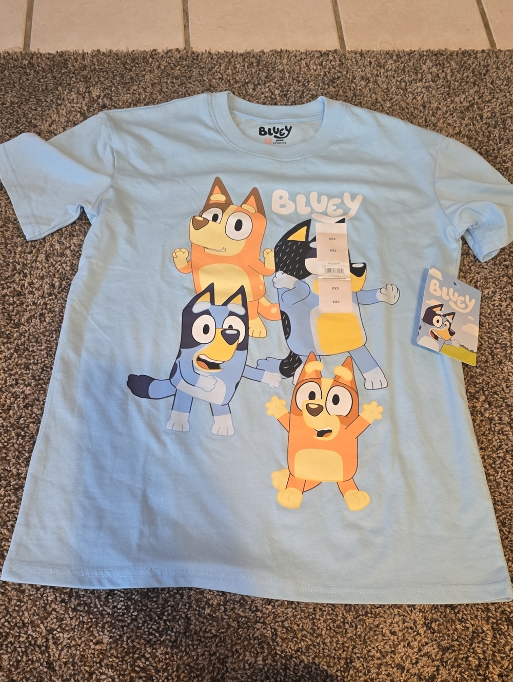 Bluey BBC Studios T Shirt Women's XXS